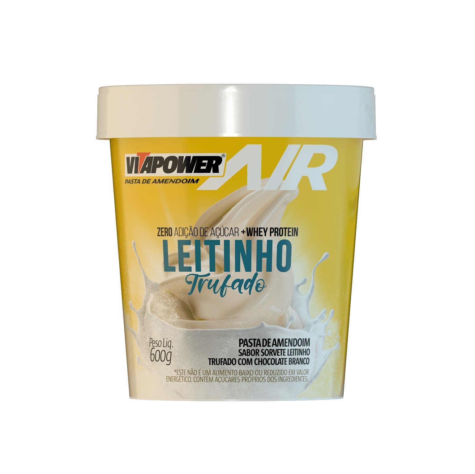 Pasta De Amendoim Integral Leitininho C Whey Protein 1.005g